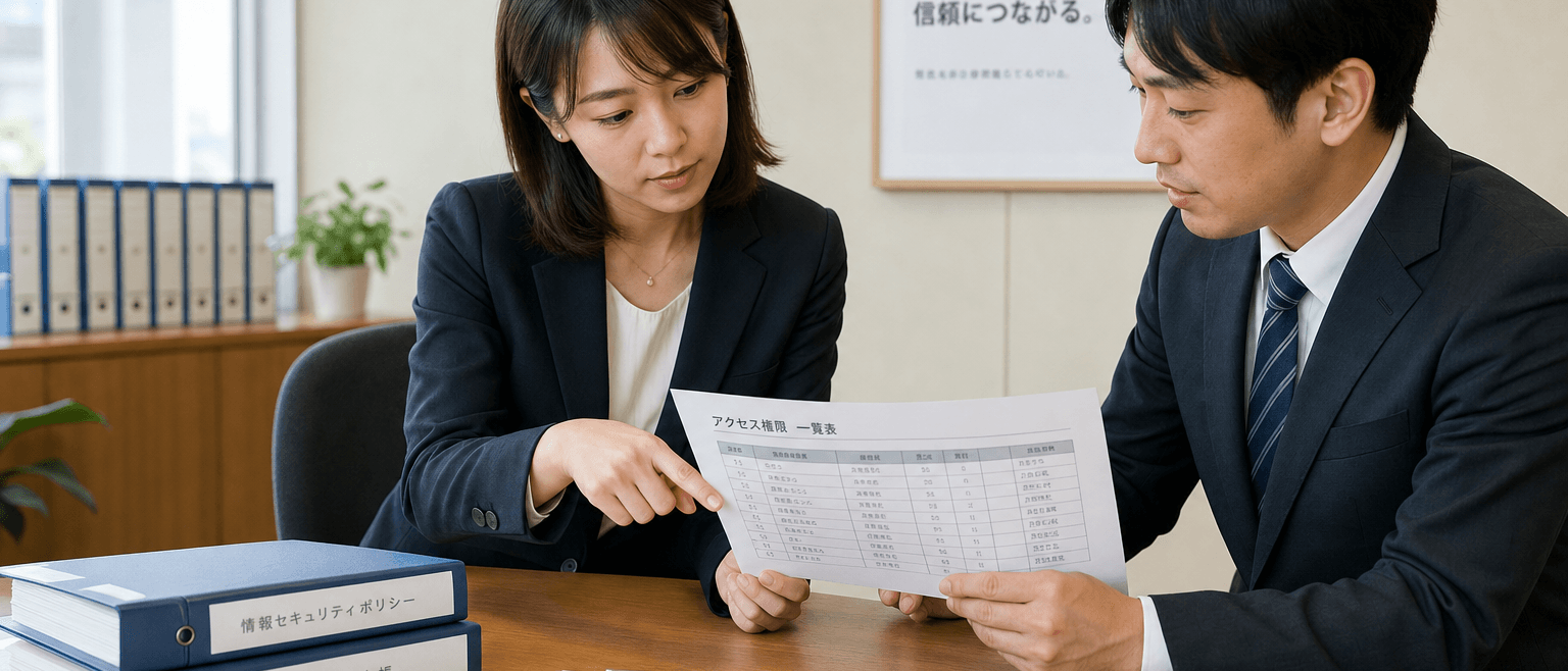 業務マニュアルを安心して共有するための権限とセキュリティの考え方