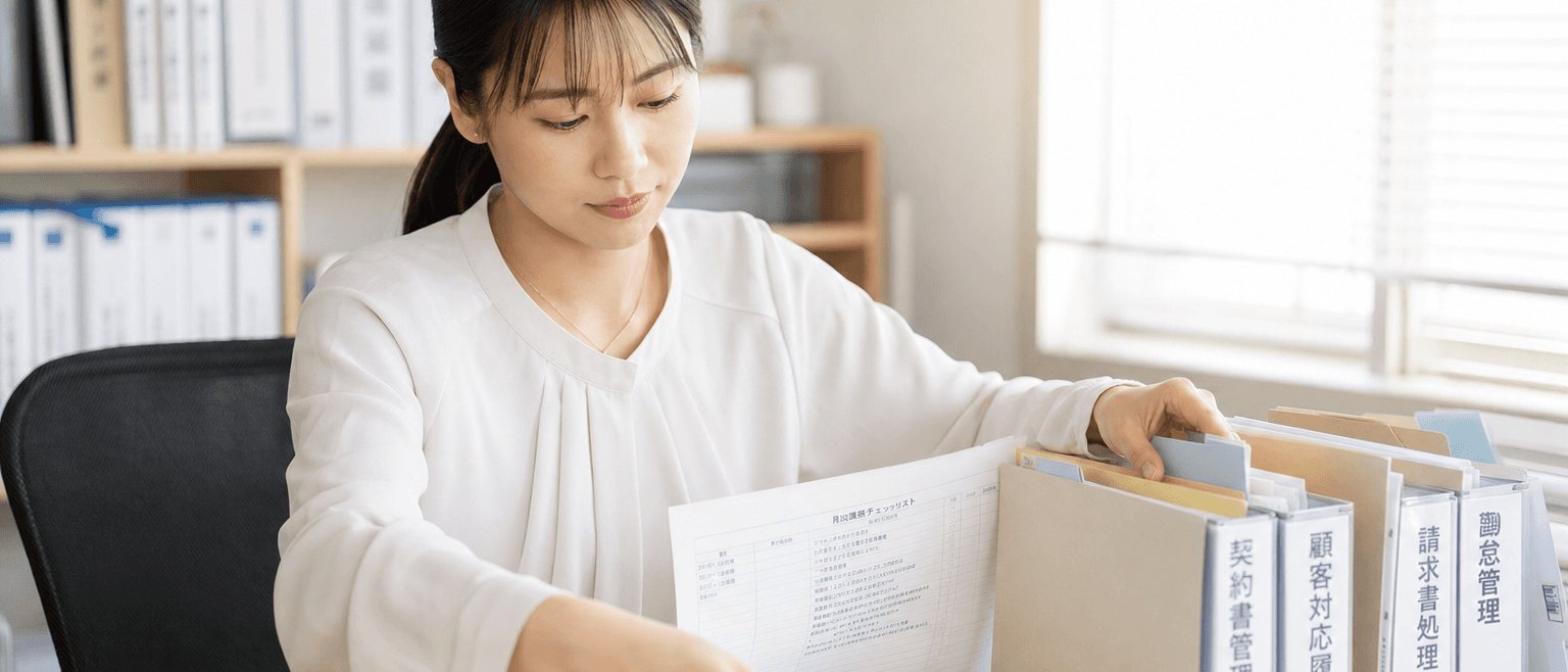 マニュアル化から始める業務改善：標準化したい10の業務領域